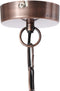 Light & Living Hanglamp Pilka - Antiek Koper - Ø45cm - Modern - Hanglampen Eetkamer, Slaapkamer, Woonkamer