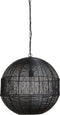 Light & Living Hanglamp Pilka - Ø55cm - Mat Zwart