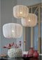 Light & Living Hanglamp Plumeria - Zand - Ø40cm - Modern - Hanglampen Eetkamer, Slaapkamer, Woonkamer