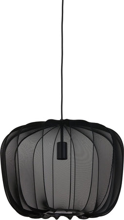 Light & Living Hanglamp Plumeria - Zwart - Ø50cm - Modern - Hanglampen Eetkamer, Slaapkamer, Woonkamer