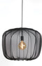 Light & Living Hanglamp Plumeria - Zwart - Ø60cm - Modern - Hanglampen Eetkamer, Slaapkamer, Woonkamer