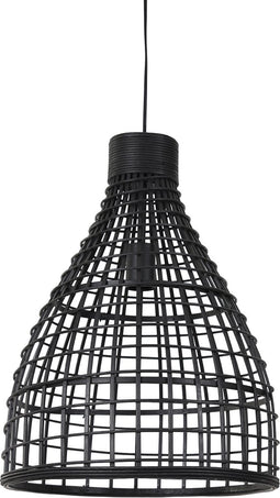 Light & Living Hanglamp Puerto - 40cm - rotan zwart