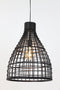 Light & Living Hanglamp Puerto - 40cm - rotan zwart