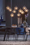 Light & Living Hanglamp Rakel - 10-Lamps - Mat Zwart