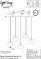 Light & Living Hanglamp Rakel - Antiek Brons - 5L 104x20x120cm - Modern - Hanglampen Eetkamer, Slaapkamer, Woonkamer