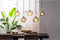 Light & Living Hanglamp Rakel - Antiek Brons - 5L 104x20x120cm - Modern - Hanglampen Eetkamer, Slaapkamer, Woonkamer