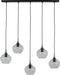Light & Living Hanglamp Rakel - Zwart - 104x20x120cm - 5L - Modern - Hanglampen Eetkamer, Slaapkamer, Woonkamer