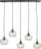 Light & Living Hanglamp Rakel - Zwart - 104x20x120cm - 5L - Modern - Hanglampen Eetkamer, Slaapkamer, Woonkamer