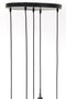 Light & Living Hanglamp Rakel - Zwart - Ø61cm - 5L - Modern - Hanglampen Eetkamer, Slaapkamer, Woonkamer