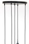 Light & Living Hanglamp Rakel - Zwart - Ø61cm - 5L - Modern - Hanglampen Eetkamer, Slaapkamer, Woonkamer