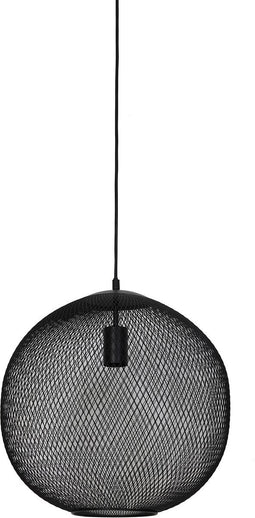 Light & Living Hanglamp Reilley - Zwart - Ø40cm - Modern - Hanglampen Eetkamer, Slaapkamer, Woonkamer