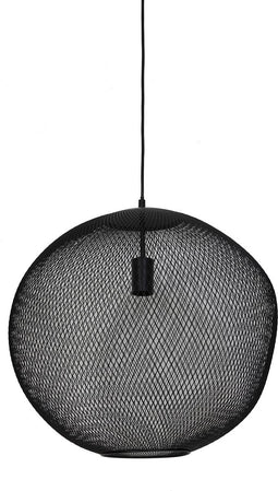 Light & Living Hanglamp Reilley - Zwart - Ø50cm - Modern - Hanglampen Eetkamer, Slaapkamer, Woonkamer