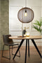 Light & Living Hanglamp Reilley - Zwart - Ø50cm - Modern - Hanglampen Eetkamer, Slaapkamer, Woonkamer