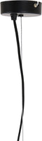 Light & Living Hanglamp Rilanu - Zwart - Ø35cm - Modern - Hanglampen Eetkamer, Slaapkamer, Woonkamer