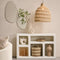 Light & Living Hanglamp Sagar - Naturel - Ø50cm - Botanisch - Hanglampen Eetkamer, Slaapkamer, Woonkamer