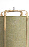 Light & Living Hanglamp Sendai - Jute en bamboe - 27cm - Groen