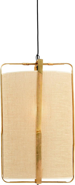 Light & Living Hanglamp Sendai - Zand - Ø42cm - Modern - Hanglampen Eetkamer, Slaapkamer, Woonkamer