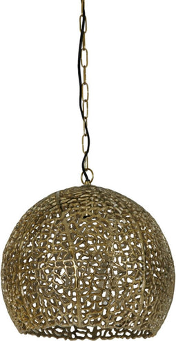 Light & Living Hanglamp Sinula - Goud - Ø39cm - Modern - Hanglampen Eetkamer, Slaapkamer, Woonkamer