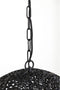 Light & Living Hanglamp Sinula - Zwart - Ø45cm - Modern - Hanglampen Eetkamer, Slaapkamer, Woonkamer