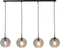 Light & Living Hanglamp Subar - Smoke Glas - 114x20x120cm - 4L - Modern - Hanglampen Eetkamer, Slaapkamer, Woonkamer