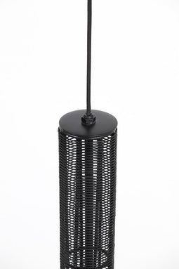 Light & Living Hanglamp Tartu - Zwart - Ø38,5cm - Modern - Hanglampen Eetkamer, Slaapkamer, Woonkamer