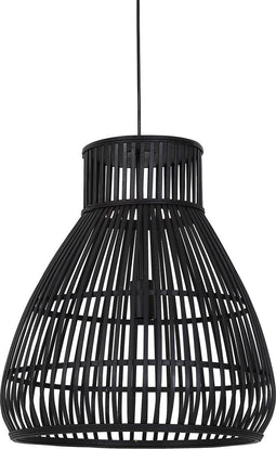 Light & Living Hanglamp Timaka - Zwart - Ø46cm - Bohemian - Hanglampen Eetkamer, Slaapkamer, Woonkamer
