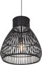 Light & Living Hanglamp Timaka - Zwart - Ø46cm - Bohemian - Hanglampen Eetkamer, Slaapkamer, Woonkamer