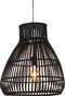 Light & Living Hanglamp Timaka - Zwart - Ø46cm - Bohemian - Hanglampen Eetkamer, Slaapkamer, Woonkamer