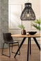 Light & Living Hanglamp Timaka - Zwart - Ø46cm - Bohemian - Hanglampen Eetkamer, Slaapkamer, Woonkamer