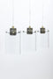 Light & Living Hanglamp Vancouver - Antiek Brons Glas - 65x12x18,5cm - 3L - Modern - Hanglampen Eetkamer, Slaapkamer, Woonkamer