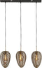 Light & Living Hanglamp Yaelle - Antiek Brons - 80x20x33cm - 3L - Modern - Hanglampen Eetkamer, Slaapkamer, Woonkamer