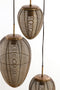 Light & Living Hanglamp Yaelle - Antiek Brons - Ø36cm - 3L - Modern - Hanglampen Eetkamer, Slaapkamer, Woonkamer