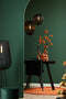 Light & Living Hanglamp Yumi - Zwart - Ø28cm - Modern - Hanglampen Eetkamer, Slaapkamer, Woonkamer