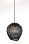 Light & Living Hanglamp Yumi - Zwart - Ø28cm - Modern - Hanglampen Eetkamer, Slaapkamer, Woonkamer