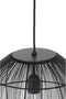 Light & Living Hanglamp Yumi - Zwart - Ø34cm - Modern - Hanglampen Eetkamer, Slaapkamer, Woonkamer
