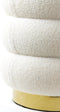 Light & Living Hocker Lyall - Teddy - Crème