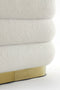 Light & Living Hocker Lyall - Teddy - Crème