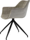 Light & Living Jaimy Eetkamerstoel - Lichtgrijs/Zwart - 61x53.5x77cm