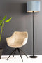 Light & Living Jaimy Eetkamerstoel - Lichtgrijs/Zwart - 61x53.5x77cm