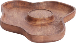 Light&living Kaarsenhouder 38,5x31x4 cm COJA hout roodbruin
