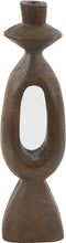 Light&living Kandelaar 13x13x43 cm DJANGO hout mat roodbruin