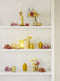 Light&living Kandelaar 14,5x12x37 cm LORA licht geel