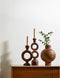 Light & Living Kandelaar Adrita - Hout - 18x11x32cm