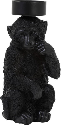 Light & Living - Kandelaar MONKEY - 16.5x15x32cm - Zwart