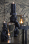 Light & Living - Kandelaar MONKEY - 16.5x15x32cm - Zwart
