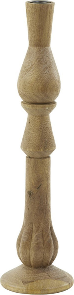 Light&living Kandelaar Ø10x33 cm TAVOLA hout mat donker bruin