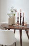 Light&living Kandelaar Ø10x33 cm TAVOLA hout mat roodbruin