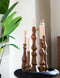 Light&living Kandelaar Ø11x52 cm TAVOLA hout mat roodbruin