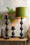 Light&living Kandelaar Ø17x29 cm LESANE mat zwart