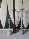 Light & Living Kandelaar Sheva - Rood - Ø11cm - Modern